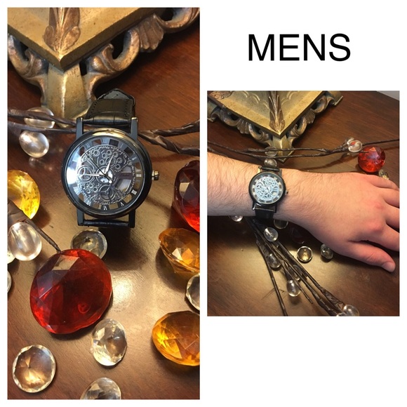 Accessories - Men's Steampunk Stainless Steel Quartz Wrist Watch